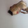 Vintage brass koi fish Image 2