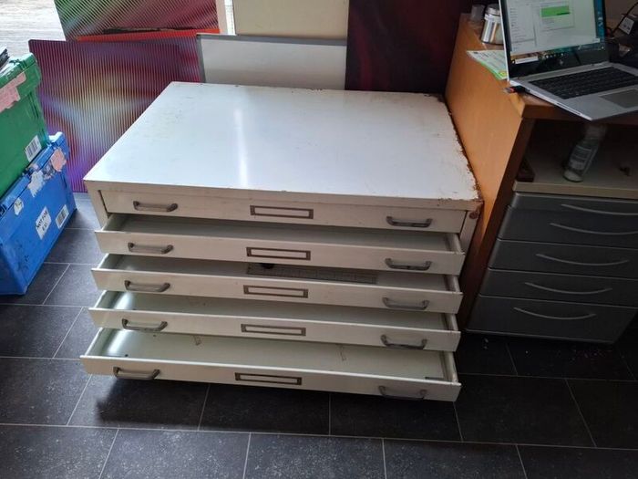 Plan Files drawers/cabinet