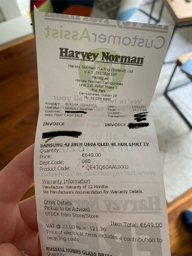 43' Samsung TV