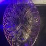 Depression glass in French pink serving platter Image 3