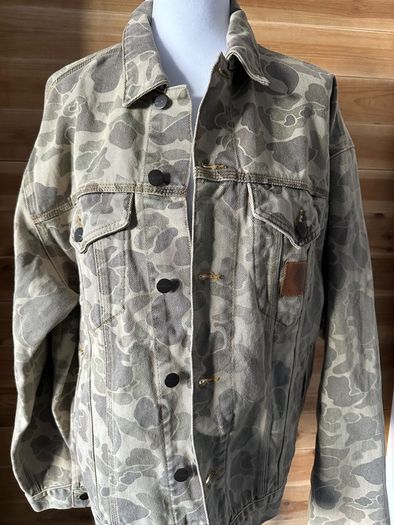 denim jacket Carhartt Camo Duck Helston men women unisex BNWT