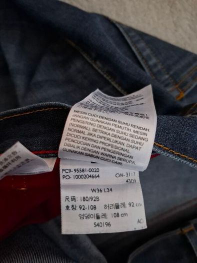 Levis 511 size W36 L34
