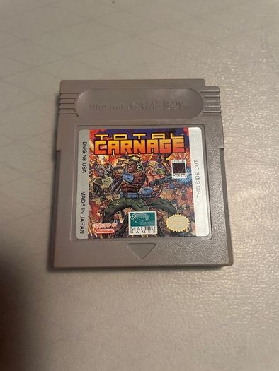 Total Carnage game cart