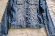 Only denim jeans jacket cotton size 10/12 in good condition see last three photos for exact measurements FREE STANDARD POSTAGE INCLUDED