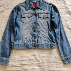 Only denim jeans jacket cotton size 10/12 in good condition see last three photos for exact measurements FREE STANDARD POSTAGE INCLUDED