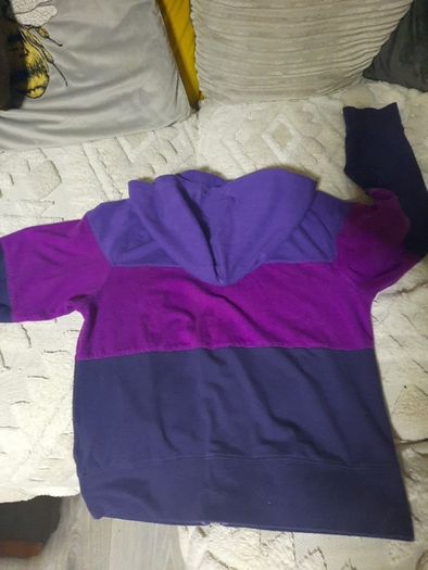 girls 3 tone purple Nike hoody