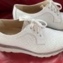 Ladies PITILLOS Winter white / cream wedged SOFT LEATHER Shoes boots Size 39 Uk 6. High Quality.  In really super condition Image 4