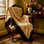 Chinese Antique Silk Shawl Image 2