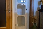 Beautiful white contemporary glass cabinet