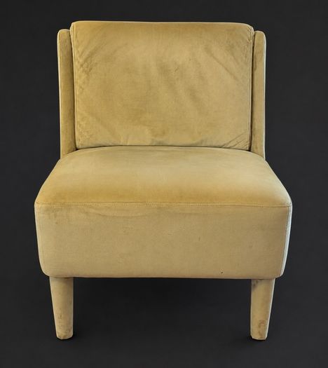 Velvet armchair