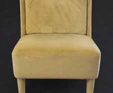 Velvet armchair