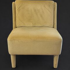 Velvet armchair
