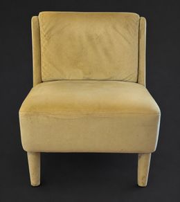 Velvet armchair