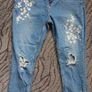 New Look 3/4 Jeans Shorts  Size 14 Image 3