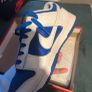 nike dunk low blue and white size uk 9 Image 3