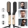 Hair Comb Brush Beard Straightener Multifunctional Hair Straightening Comb Hair Curler Quick Beard Hair Styler EU Plug Image 4