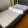 Single Bed and Mattress Image 3