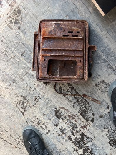 vintage stove door