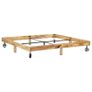 Bed Frame Solid Mango Wood 200x200 cm Image 7