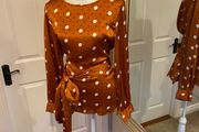 Polka dot blouse