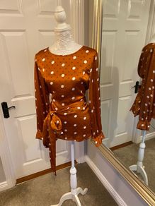 Polka dot blouse