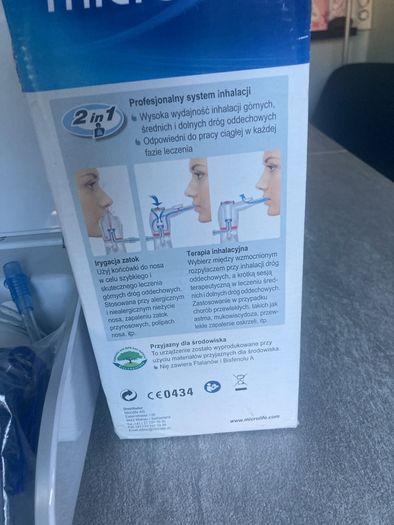 2 in 1 Nebuliser and nasal rinser with storage case