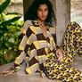 Fab Zara Geometric Print Co-ord Set Shirt & Trousers Size XL UK 14 Image 2