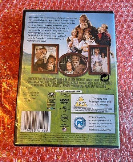 Sealed Harry and the Hendersons DVD