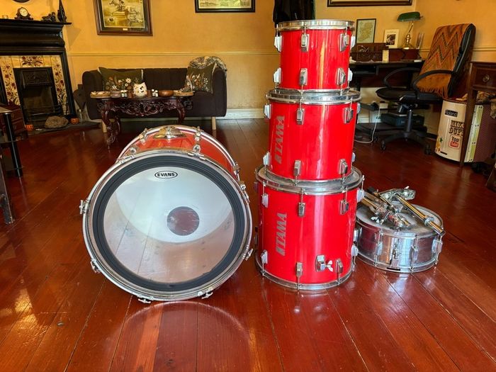 Vintage 5 x Piece Tama Swingstar Drumkit 1980's Including Snare Stand