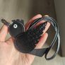 Handmade leather bag charm Image 6