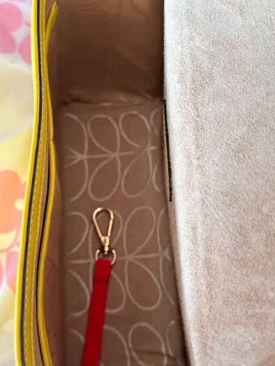 Orla Kiely Bag Giant Flower Fairfield Lemon