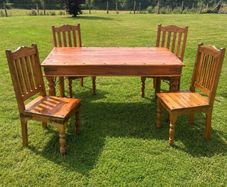 Table and 4 chairs