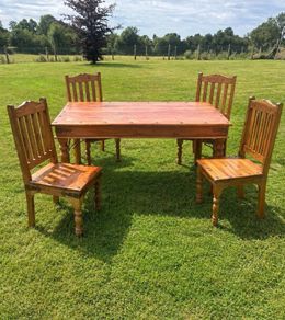 Table and 4 chairs