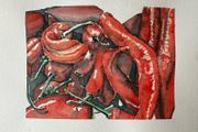 Watercolour - Red Chili's