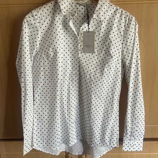 Beautiful polka dot women's shirt