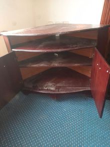 TV Corner Unit Mahogny