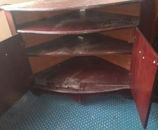 TV Corner Unit Mahogny