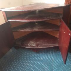 TV Corner Unit Mahogny