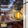 Lights Outdoor 150Ft, LED Outdoor String Lights Mains Powered Waterproof Garden Lights with 75+2 Shatterproof Plastic G40 Bulbs for Party, Patio, Wedding, Party, Terrace Image 4