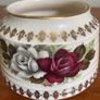 Mid Century Sadler Sugar - Misc bowl with Rose Pattern, gilt edge and gold pattern Image 2