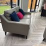 Italian leather 3 seater couch Image 5