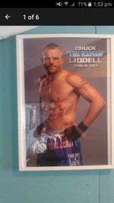 Ufc framed poster