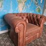 Leather Chesterfield Club Chair Image 2