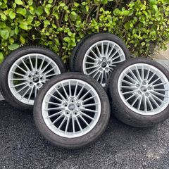 Genuine Audi A3 17 Alloys + Bridgestone Tyres