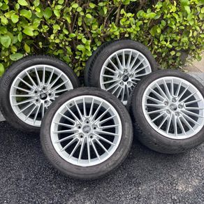 Genuine Audi A3 17 Alloys + Bridgestone Tyres