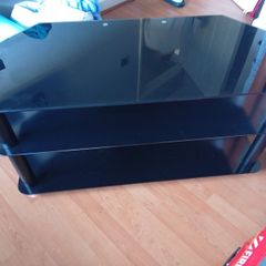 Glass TV stand