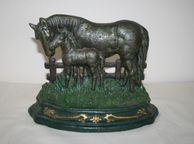 main image for ad Cast Iron "Mare &amp; Foal" Doorstop