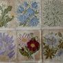 Vintage 1930s Kensitas Silk Flowers Framed Embroidered Panel (38 x 41 cm) Image 6