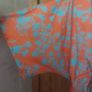 Orange and turquoise floral wrap dress (free post) Image 3