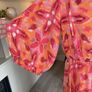 Ladies Pink & Orange Tie Dye Gypsy Midi Dress Image 5